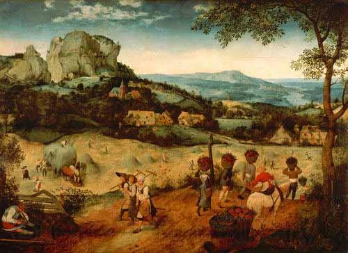 Pieter Brueghel the Younger Hay Harvest Spain oil painting art